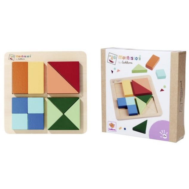 Eichhorn Montessori négyzet kirakó-0