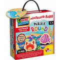 Montessori baby puzzle - tengeri állatok-0