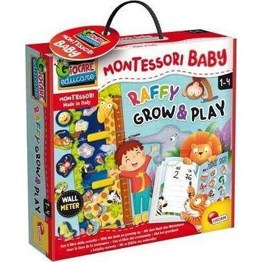 Montessori baby - zsiráfos magasságmérő játékkal-0