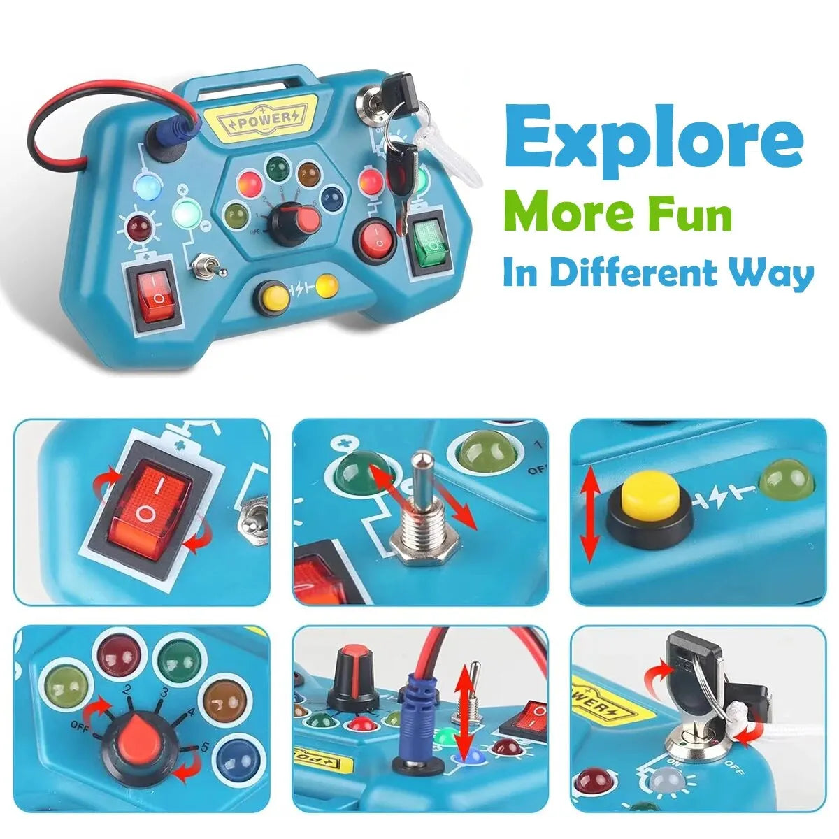 Montessori Busy Board for Gift-1
