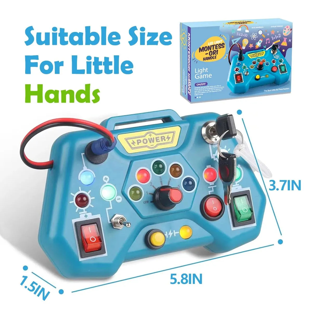 Montessori Busy Board for Gift-3