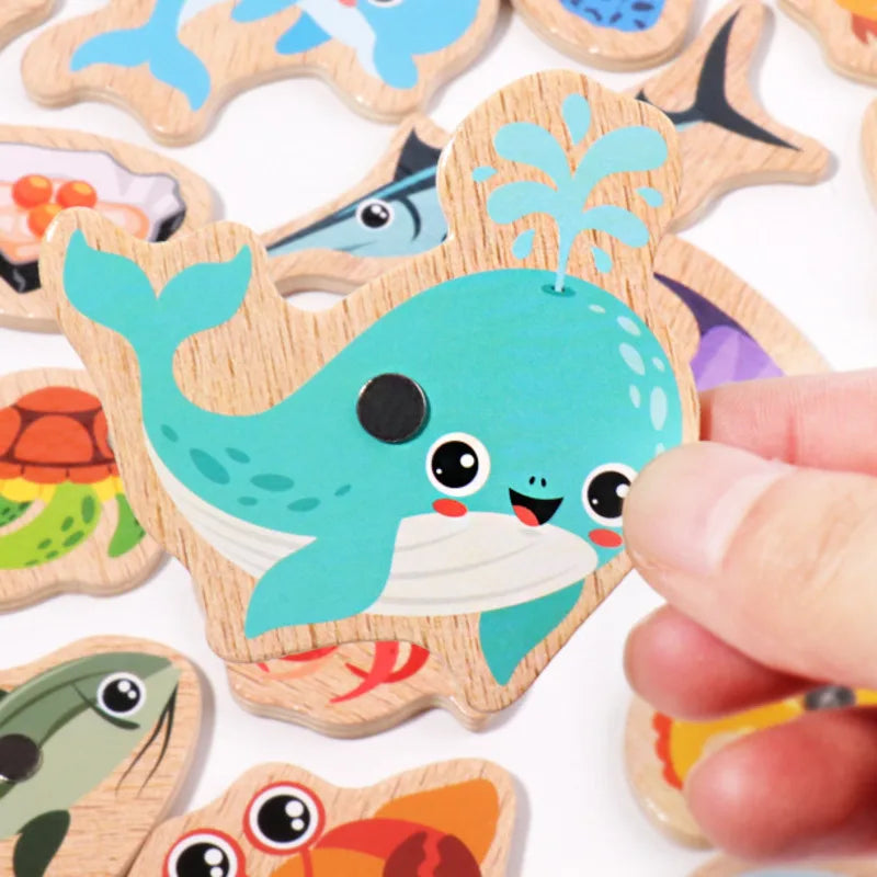 Montessori Magnetic Fishing Game-3